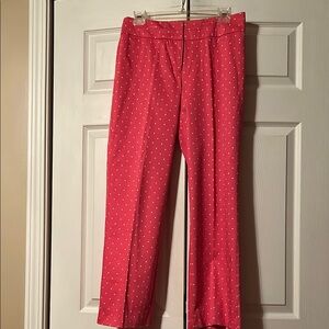 New Directions 6P - Pink Polka Dot Pants, 27.5 inch inseam.